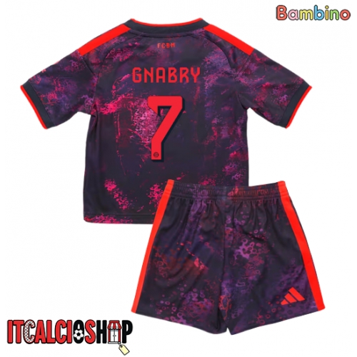 Bayern Munich Serge Gnabry #7 Terza Maglia Bambino 2026-27 Manica Corta (+ Pantaloni corti)